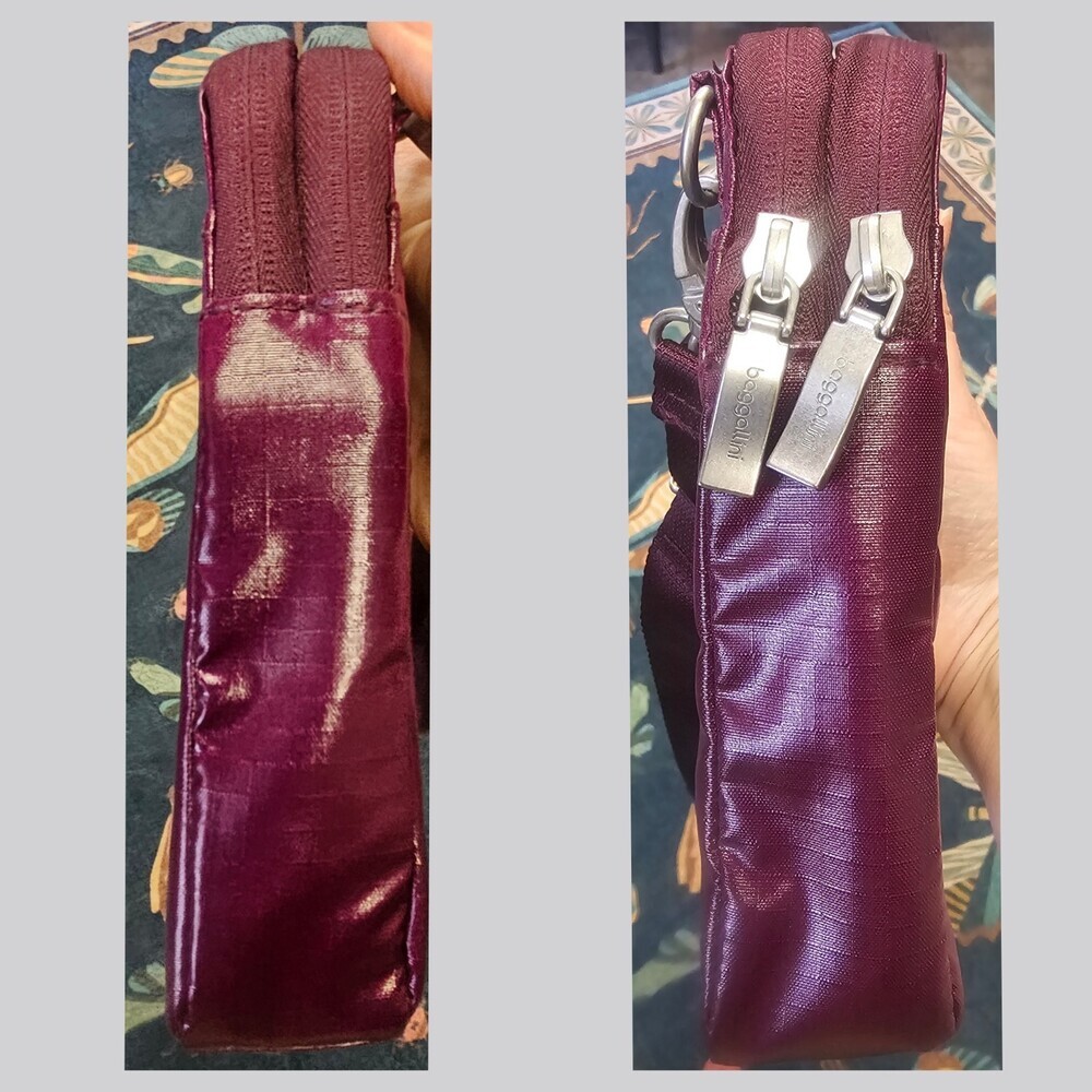 Baggallini Modern Take Two Purple RFID Crossbody Bag Light Weight Travel NWOT - Picture 8 of 10